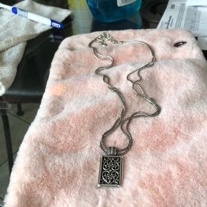 Brighton long chain pendant necklace